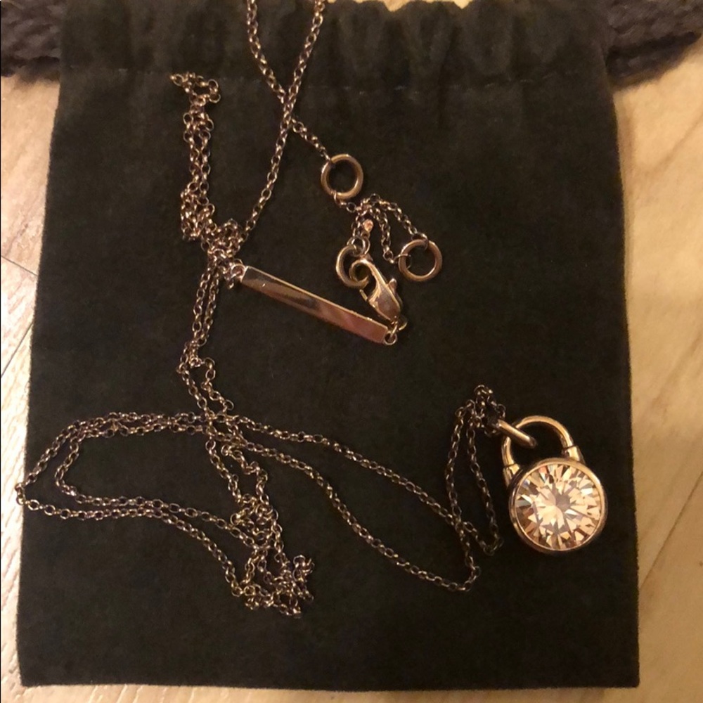 Michael Kors Rose Gold Long Necklace
